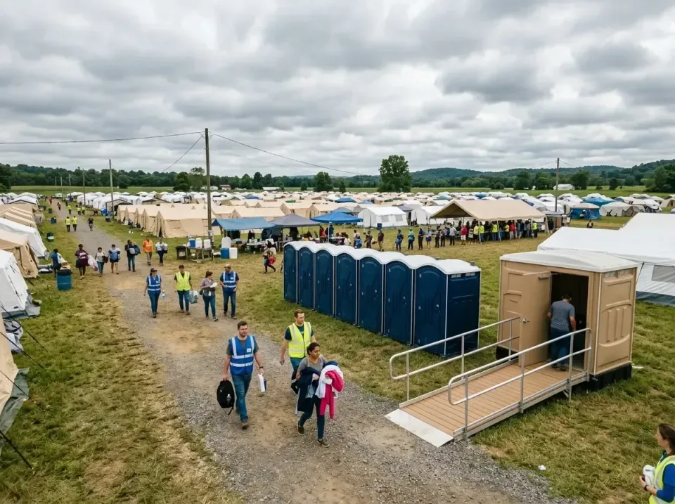 disaster-relief-camp-restrooms-010 — frequently asked questions, Dumpster & Portable Bathrooms Rental in Columbus, IN